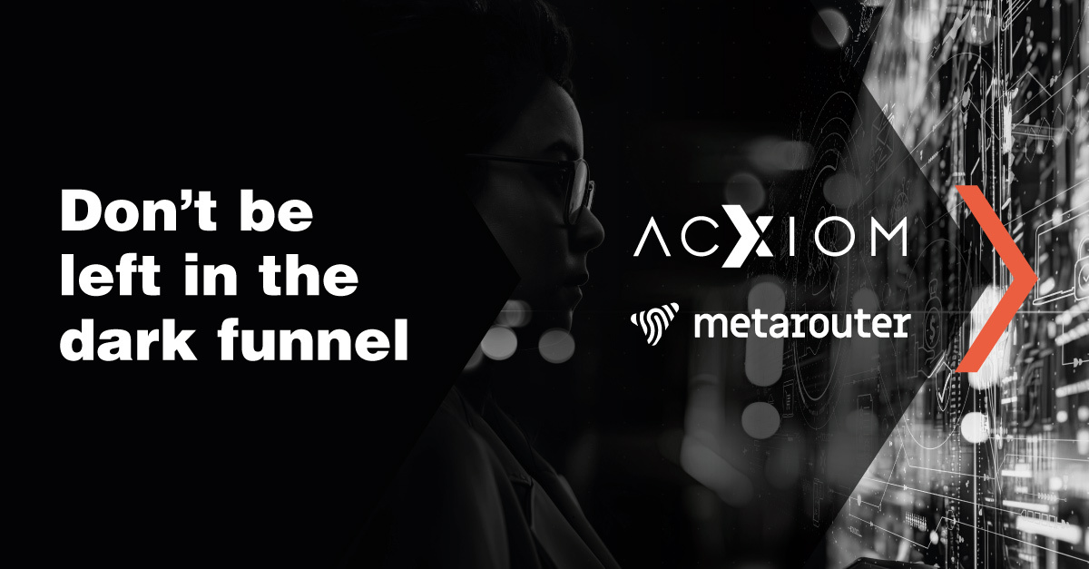 Illuminate your marketing strategy with MetaRouter and Acxiom's groundbreaking partnership. Learn how Illuminate revolutionizes data collection in a cookieless world, empowering brands to understand consumer behavior like never before. Discover more about this innovative solution and the Acxiom-MetaRouter partnership today!