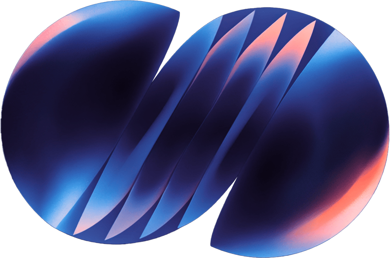 Abstract representation of merging
